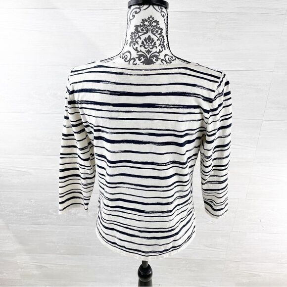 Talbots London Striped All Day Wear Top - Picture 6 of 8